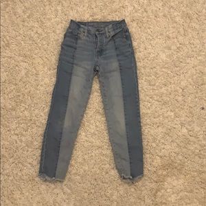 American Eagle Jeans Half Paneled